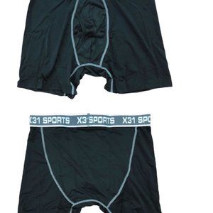 New Men's Performance Boxer Briefs - Black - S